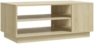 Couchtisch, Sofatisch Sonoma-Eiche 102x55x43 cm Holzwerkstoff