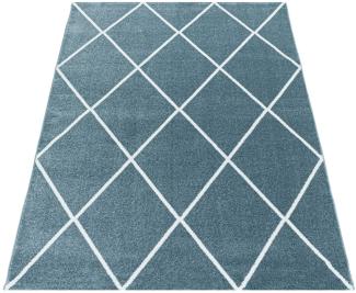 Teppich RIO BLUE 80 X 150cm Rechteck