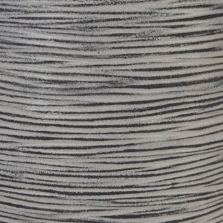 Capi Blumentopf Nature Rib Oval 43 x 41 cm Anthrazit KOFZ933 424243