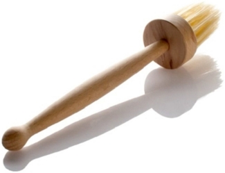 LARES Backpinsel 8274, Butterpinsel aus Holz, Länge ca. 22cm - Backzubehör - Made in Germany