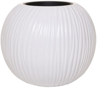 VIVANNO Pflanzkübel Pflanzkübel Blumenkübel Fiberglas VITRO weiß matt