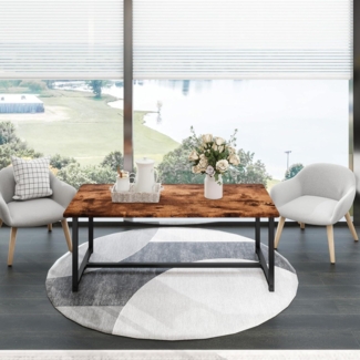 HAHRIR Vintage Couchtisch 90x45x42cm Sofa Beistelltisch mit Stauraum