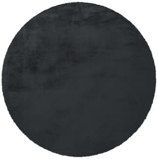 Teppich >Rabbit< in Anthrazit, 100% Polyester - 160x160cm (LxB)