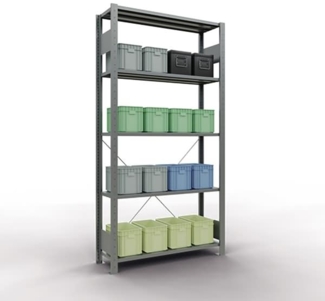 Schulte Regal MULTIplus150 12730 Grund 2.000x1.000x300mm 5 Böden verzi