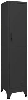 vidaXL Schließfachschrank Anthrazit 38x45x180 cm Stahl 339775