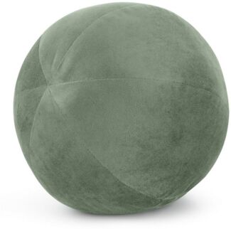Eurofirany Dekokissen Kugelkissen Kugelformiges Kissen Ball Samt Velvet, besonders weich, dekorativ und designvoll 24 cm