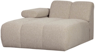 Modulsofa Mojo Boucle Chaiselongue-Links, Beige