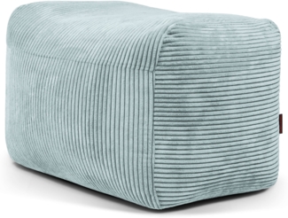 Sitzsack ‘Pouf Plus 70‘, Bezugstoff - Waves, 100% Polyester, Mint, 45x60x70 cm cm.