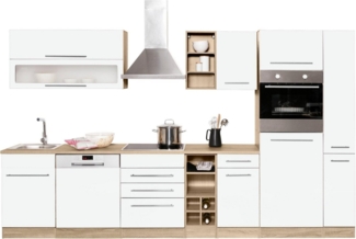 KOCHSTATION Küchenzeile KS-Eton, ohne E-Geräte, Breite 330 cm