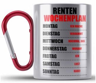 Trendation Thermotasse Renter Edelstahl Tasse Ruhestand Geschenk Rente für Mann Frau Lustig R