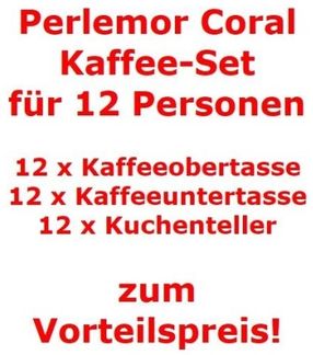 like. by Villeroy & Boch Perlemor Coral Kaffee-Set für 12 Personen / 36 Teile A U S L A U F !