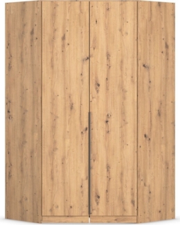 OTTO home Eckkleiderschrank Kleiderschrank Schrank Ankleidezimmer Schlafzimmer Garderobe AGORDO (in zwei Griff-Farben, Breite/Tiefe 117x117 cm, Höhen 210/229 cm) voll ausgestattet mit großzügigem Stauraum, 2 Höhen MADE IN GERMANY