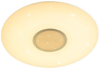 LED Deckenleuchte, Fernbedienung, Sterneneffekt, CCT, D 49,3 cm