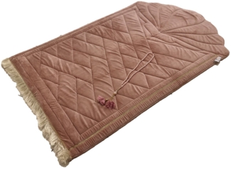 Lale Collection® Orientteppich Gebetsteppich Rosa Samt weich Islam Muslim Allah Prayer, Teppich