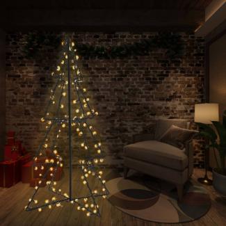 vidaXL Weihnachtsbaum in Kegelform 240 LEDs Indoor Outdoor 115x150 cm 51006