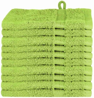 vidaXL Gästetuch SOLUND Grün Baumwolle 137490