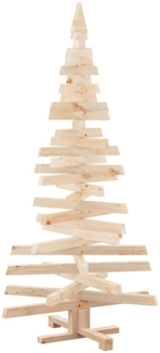 vidaXL Weihnachtsbäume mit Ständer Natur 150 cm Massivholz Kiefer 42016706