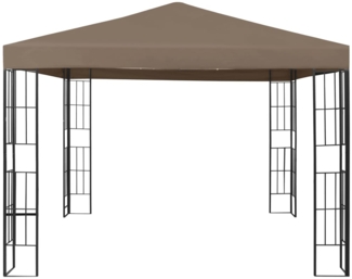 vidaXL Pavillon 3x3 m Taupe 312257