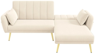 i@home Schlafsofa Klappsofa,L-förmiges Sofa,Ecksofa, mit Relaxfunktion,schawrz/weiß