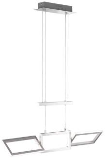 LED Zugpendelleuchte, ALU, Elemente beweglich, L 81,5 cm