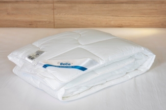 Beco Microfaserbettdecke BeCo Medibett MF50 Made in Green 135x200 cm und weitere Größen, Füllung: Klimafaser, Bezug: Microfaser-Feinbatist, Made in EU, allergiker geeignet (Hausstauballergiker)