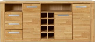 Home affaire Sideboard Kolding, teilmassiv