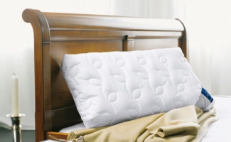 billerbeck Nackenstützkissen Belair, Kissen 40x80 cm, geeignet für Hausstauballergiker, Füllung: VITA TALALAY® - Latex, Bezug: Kuschelweicher Batist (100% Baumwolle), versteppt mit AIRTEC® (100% Polyester), Bauchschläfer, Rückenschläfer, Seitenschläfer