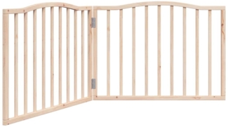vidaXL 2-tlg. Hundetor Faltbar 160 cm Pappelholz 352208