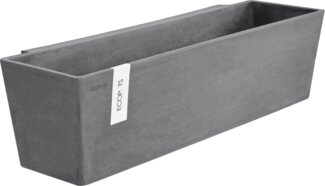 ECOPOTS Blumentopf MANHATTAN L Grey, BxTxH: 17,2x17,515 cm