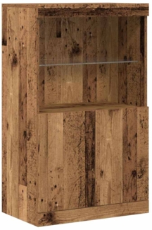 vidaXL Sideboard Braun 60 x 37 x 100 cm Holzwerkstoff 863033