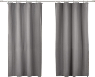 Woltu Vorhang (2 St), Kräuselband, blickdicht, Blickdicht mit Kräuselband Leichte Verdunklungsvorhänge