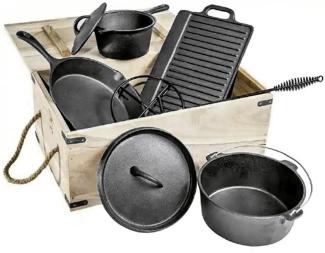 HI Kochtopf Set Dutch Oven 9-teilig