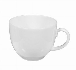 Seltmann Weiden Tasse Kaffeeobertasse 0.21 l - Rondo_Liane weiß - 6 Stück, 6-tlg.