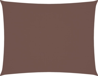 vidaXL Sonnensegel Oxford-Gewebe Rechteckig 6x8 m Braun 135828