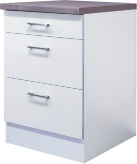Flex-Well Unterschrank Lucca (B x H x T) 60x85/86x60 cm, mit praktischen Auszügen