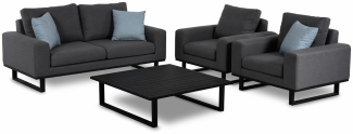 Ethos 2-Sitzer Sofa-Set Mit Couchtisch Charcoal