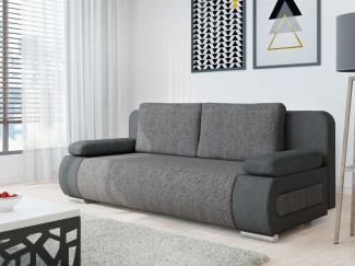 Schlafsofa Emma (Farbe: Alova 36 + Lawa 05)