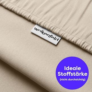 Wolkenfeld Bettwäsche Renforcé Bettwäsche Baumwolle - Natürlich weiches Schlafgefühl, Renforcé, 3 teilig, 135x200 cm, 155x220 & Übergrößen I inkl. Kissenbezüge 80x80 I uni