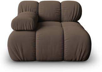 Micadoni Modul Bellis Links 3D-Stoff Braun