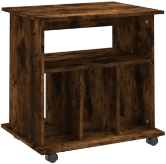 vidaXL Rollschrank Räuchereiche 60x45x60 cm Holzwerkstoff 826354