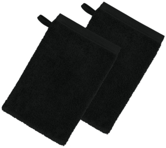 Erwin Müller Waschhandschuh Waschhandschuh "Heidenheim" 2er-Pack, Frottier, Walk-Frottier Uni