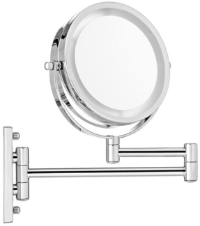 Melko Kosmetikspiegel Wandspiegel mit LED Beleuchtung Schminkspiegel Kosmetikspiegel (1-St), Led, 10-fach Vergrößerung