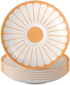 Villeroy & Boch Fleur Couleur Kaffeeuntertasse ø 14,8 cm 6er Set - Soleil