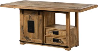 Esstisch Mango 160 x 80 x 76 natur lackiert RAILWAY #113