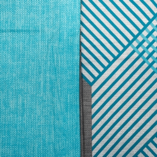 Bettwäsche aus 100% Baumwolle mit Fischgrätenmuster Decken- und Kissenbezug 200x200 cm