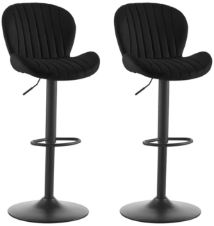 Ofcasa Barhocker Muschelförmige Barstuhl (2er Set), Höhenverstellbarer Drehstuhl