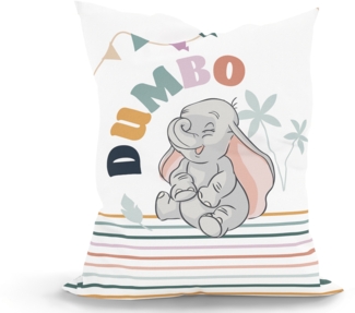 Green Bean® Kinder Sitzsack Dumbo 100x135cm mit 270 Liter hochwertiger EPS Perlen Füllung und waschbarem Motiv Wechsel-Bezug aus 100% Baumwoll