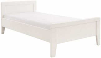 Seniorenbett 90x200 weiss Komfortbett - (3114)