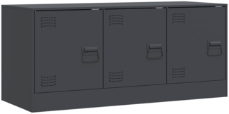 vidaXL TV-Schrank Anthrazit 99x39x44 cm Stahl 841645