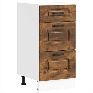 vidaXL Küchenunterschrank Kalmar Räuchereiche Holzwerkstoff 854245